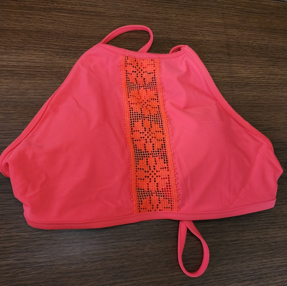 Aerie crochet high neck bikini new